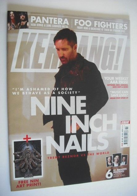Kerrang magazine - Trent Reznor cover (7 July 2018 - Issue 1729)