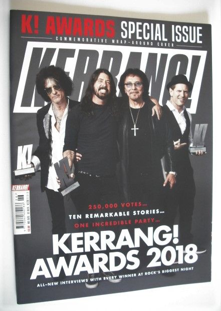 Kerrang magazine - Kerrang Awards 2018 cover (30 June 2018 - Issue 1728)
