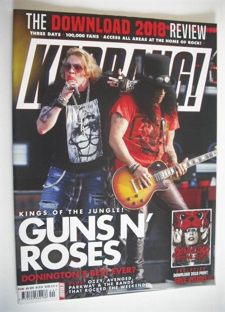 Kerrang magazine - Guns N' Roses cover (16 June 2018 - Issue 1726)