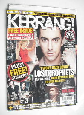 Kerrang Magazine - Ian Watkins cover (6 February 2010 - Issue 1298)