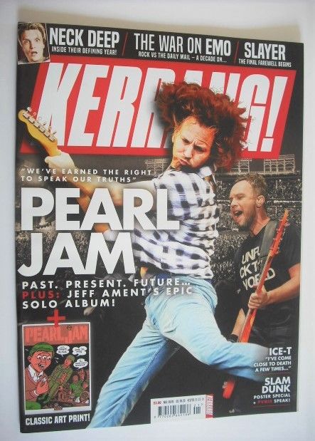 <!--2018-05-26-->Kerrang magazine - Pearl Jam cover (26 May 2018 - Issue 17