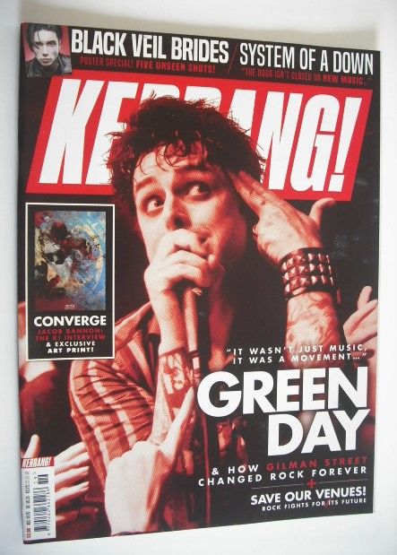 Kerrang magazine - Green Day cover (12 May 2018 - Issue 1721)