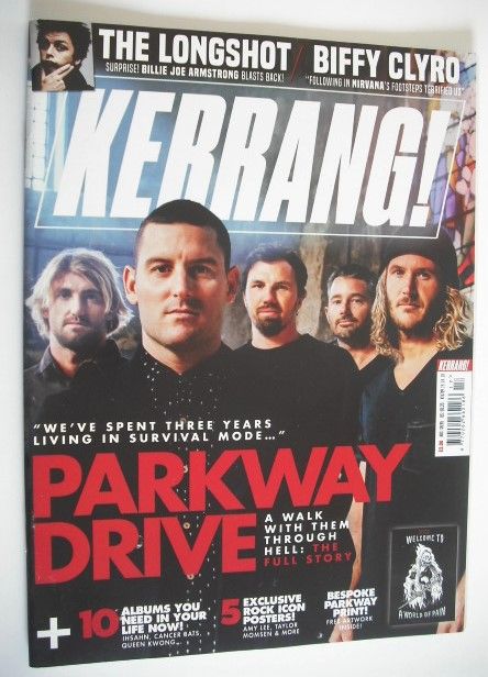 Kerrang magazine - Parkway Drive cover (28 April 2018 - Issue 1719)
