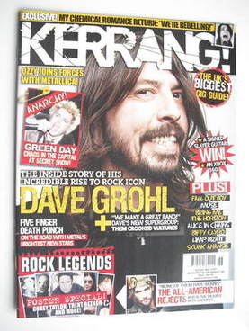 <!--2009-11-14-->Kerrang magazine - Dave Grohl cover (14 November 2009 - Is