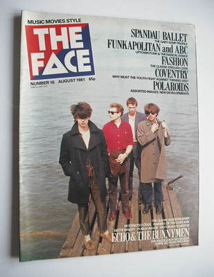 <!--1981-08-->The Face magazine - Echo And The Bunnymen cover (August 1981 