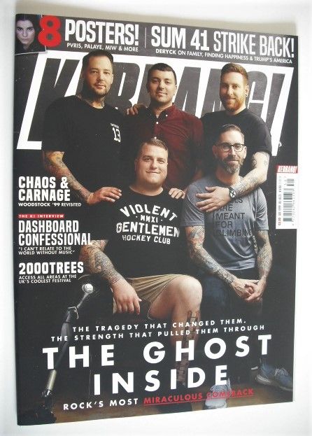 <!--2019-07-27-->Kerrang magazine - The Ghost Inside cover (27 July 2019 - 