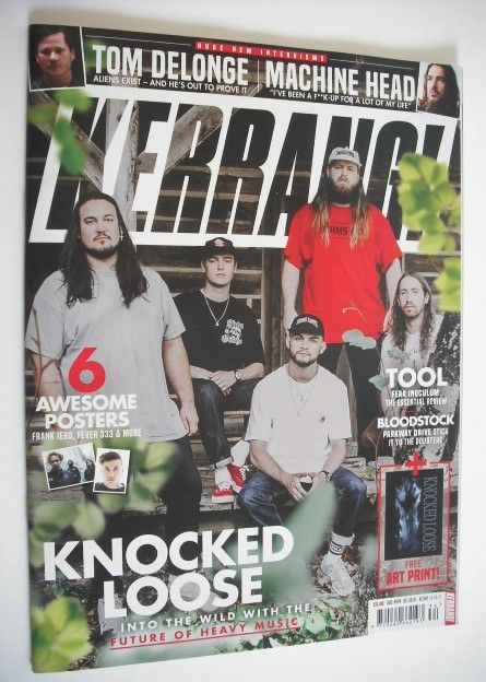 Kerrang magazine - Knocked Loose cover (24 August 2019 - Issue 1787)