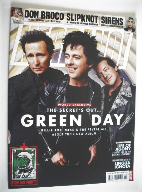 Kerrang magazine - Green Day cover (14 September 2019 - Issue 1790)