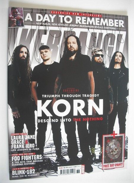 Kerrang magazine - Korn cover (7 September 2019 - Issue 1789)