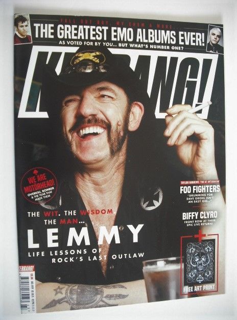<!--2019-10-26-->Kerrang magazine - Lemmy cover (26 October 2019 - Issue 17