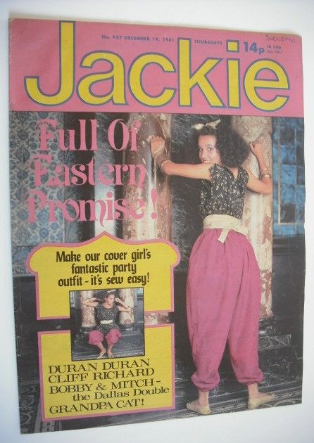 Jackie magazine - 19 December 1981 (Issue 937)