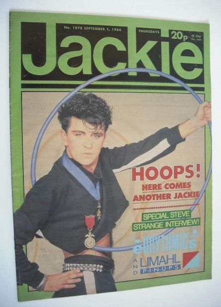 Jackie magazine - 1 September 1984 (Issue 1078 - Steve Strange cover)