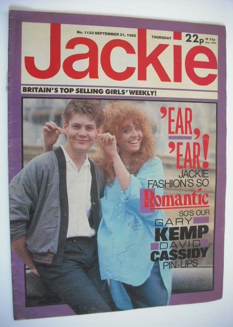 <!--1985-09-21-->Jackie magazine - 21 September 1985 (Issue 1133)
