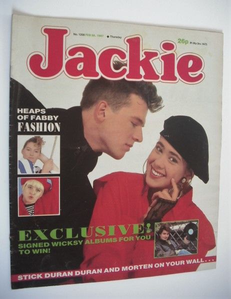 <!--1987-02-28-->Jackie magazine - 28 February 1987 (Issue 1208)