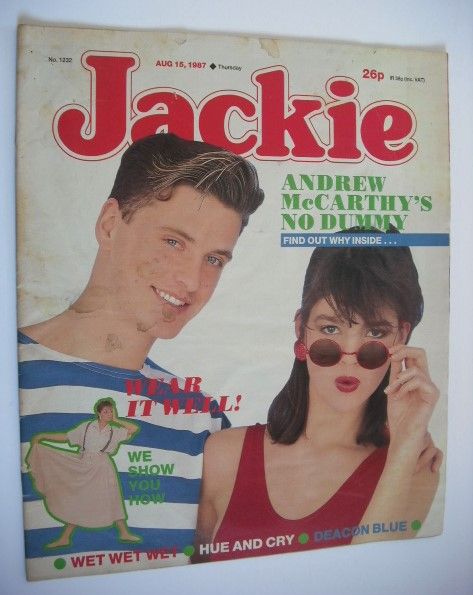 <!--1987-08-15-->Jackie magazine - 15 August 1987 (Issue 1232)