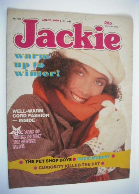 <!--1988-01-23-->Jackie magazine - 23 January 1988 (Issue 1255)
