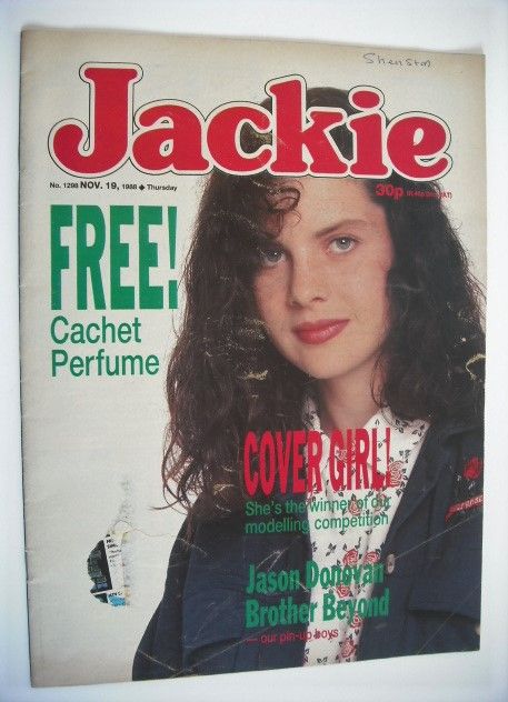<!--1988-11-19-->Jackie magazine - 19 November 1988 (Issue 1298)
