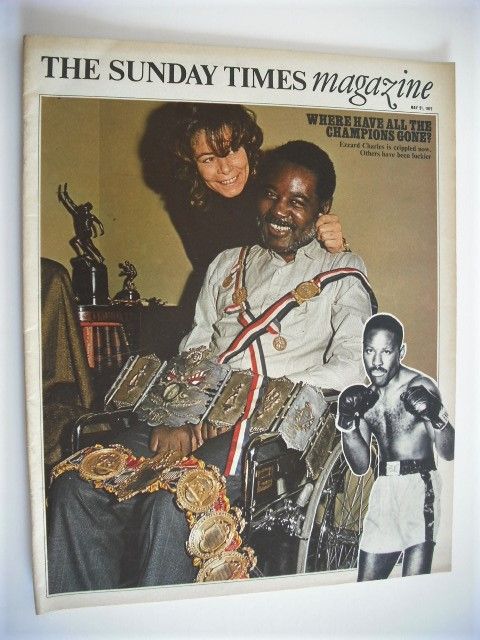 The Sunday Times magazine - Ezzard Charles cove (21 May 1972)