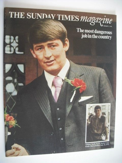 The Sunday Times magazine - Anthony David cover (17 February 1974)