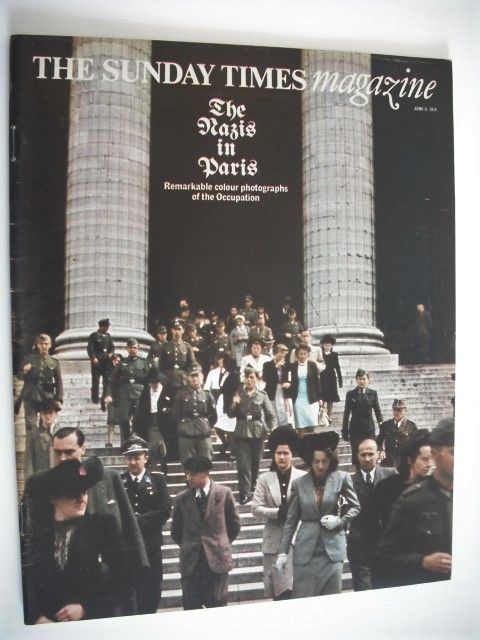 The Sunday Times magazine - The Nazis in Paris cover (9 June 1974)