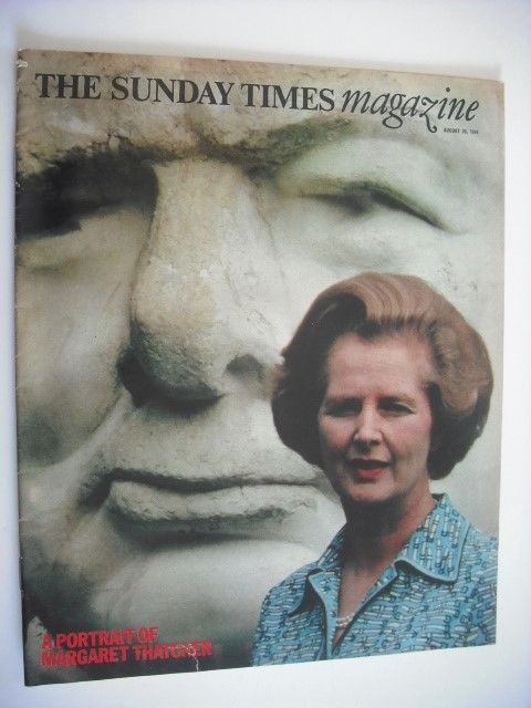 The Sunday Times magazine - Margaret Thatcher cover (20 August 1978)