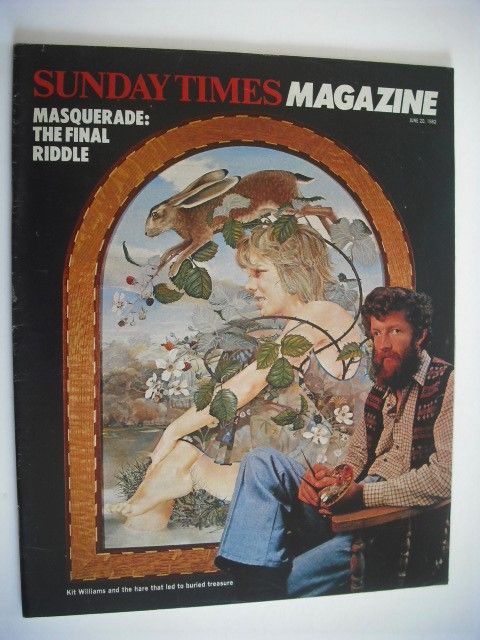 The Sunday Times magazine - Kit Williams cover (20 June 1982)