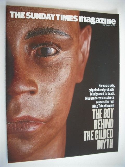 The Sunday Times magazine - The Boy Behind The Gilded Myth cover (29 September 2002)