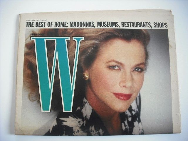 <!--1988-07-28-->W magazine (28 July - 24 August 1988) - Kathleen Turner co