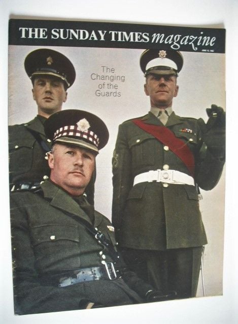 The Sunday Times magazine - The Changing Of The Guards cover (13 June 1965)