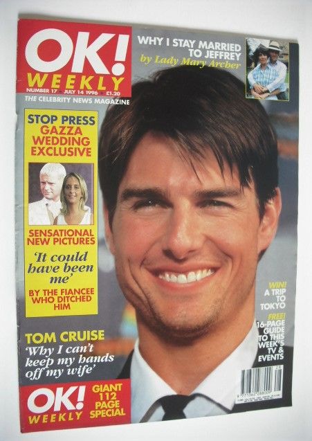 <!--1996-07-14-->OK! magazine - Tom Cruise cover (14 July 1996 - Issue 17)