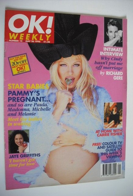 OK! magazine - Pamela Anderson cover (26 May 1996 - Issue 10)