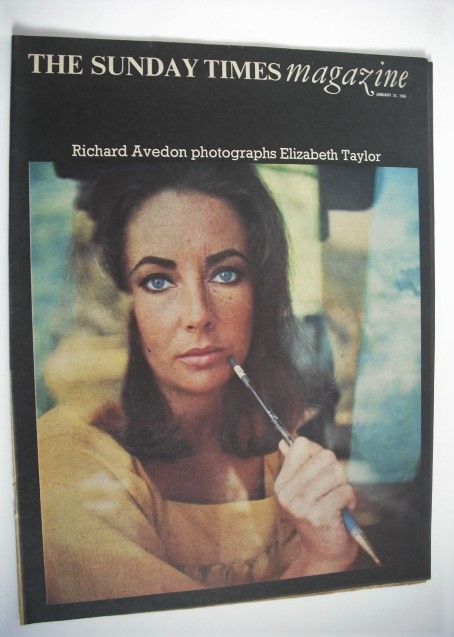 The Sunday Times magazine - Elizabeth Taylor cover (24 January 1965)