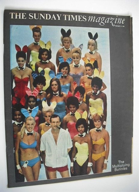 The Sunday Times magazine - The Multiplying Bunnies cover (21 February 1965)