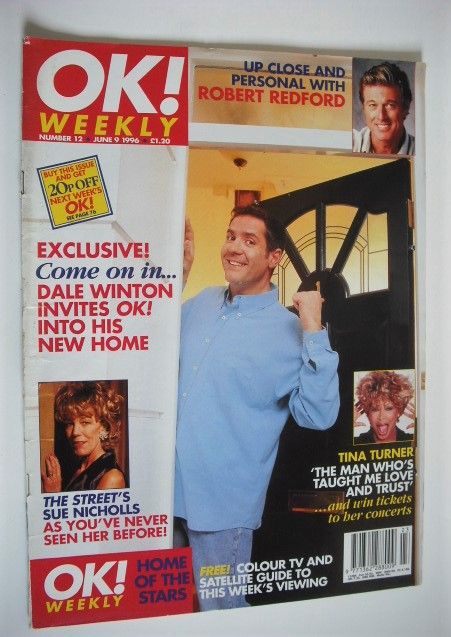 <!--1996-06-09-->OK! magazine - Dale Winton cover (9 June 1996 - Issue 12)