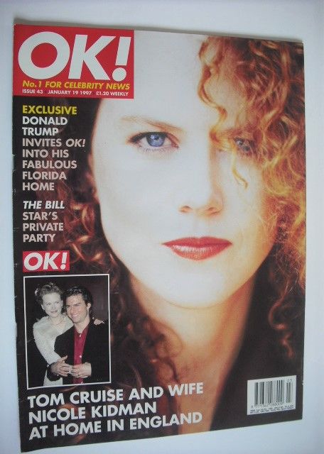 OK! magazine - Nicole Kidman cover (19 January 1997 - Issue 43)