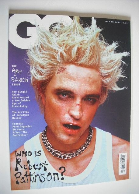 British GQ magazine - March 2022 - Robert Pattinson cover
