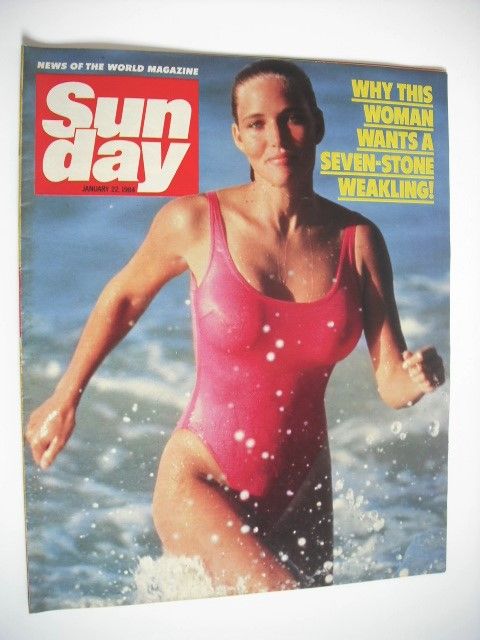 Sunday magazine - 22 January 1984 - Jenna de Rosnay cover