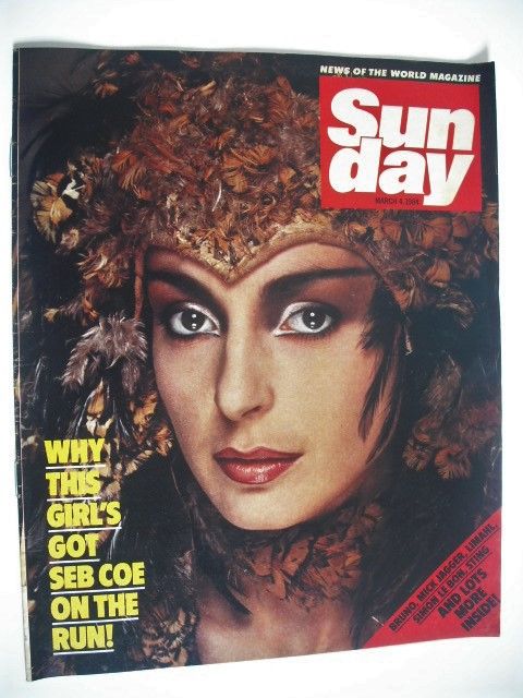 Sunday magazine - 4 March 1984 - Miranda Coe cover