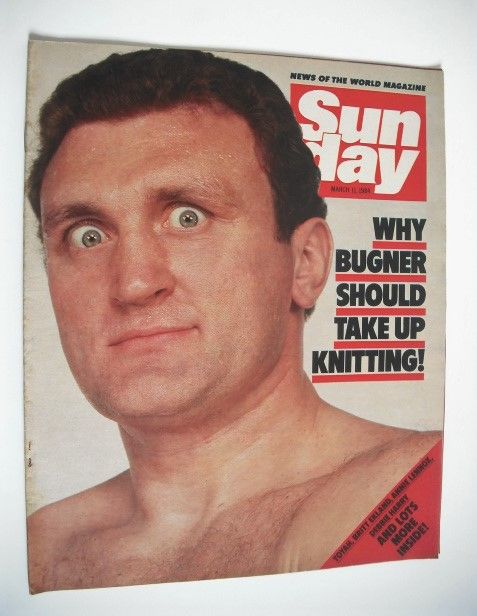 Sunday magazine - 11 March 1984 - Joe Bugner cover