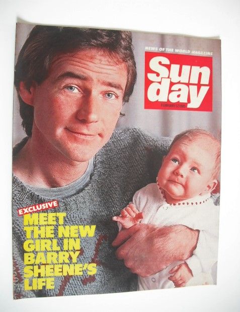 Sunday magazine - 17 February 1985 - Barry Sheene cover
