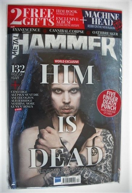 <!--2017-12-->Metal Hammer magazine - HIM Ville Valo cover (December 2017)