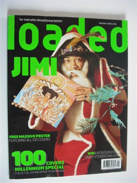 Loaded magazine - Jimi Hendrix cover (January 2000)