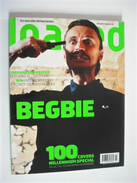 Loaded magazine - Robert Carlyle Francis Begbie cover (January 2000)