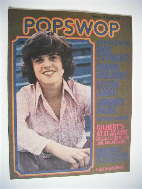 Popswop magazine - 9 December 1972 - Donny Osmond cover