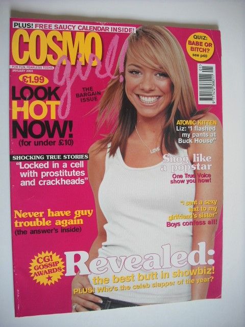 Cosmo Girl magazine - Liz McClarnon cover (January 2003 - UK Edition)