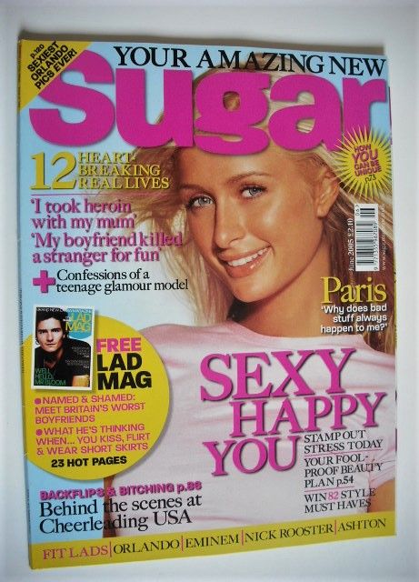 Sugar magazine - Paris Hilton cover (June 2005)
