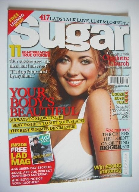 <!--2005-08-->Sugar magazine - Charlotte Church cover (August 2005)