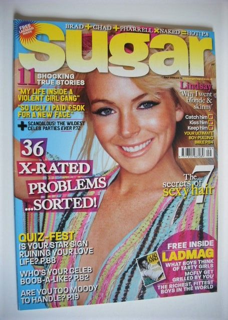 <!--2005-09-->Sugar magazine - Lindsay Lohan cover (September 2005)