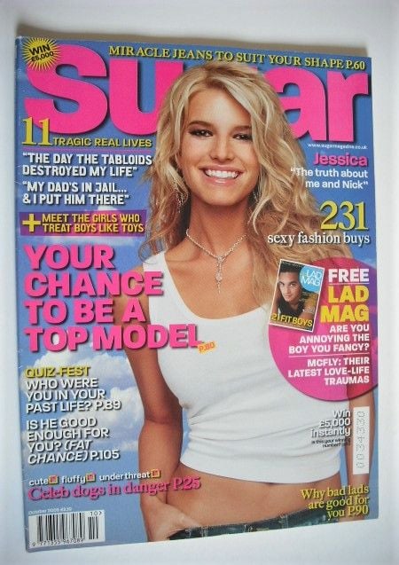 Sugar magazine - Jessica Simpson cover (October 2005)