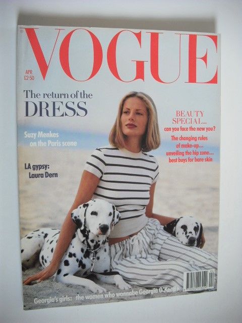 British Vogue magazine - April 1993